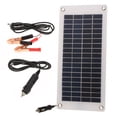 thumbnail image 1 of 8.5W/ Solar Car Battery Maintainer With Lighter Semi-flexible Portable Solar Power Panel Trickle Charging For RV Motorcycle Boat Marine Trailer Tractor Powersports, 1 of 7