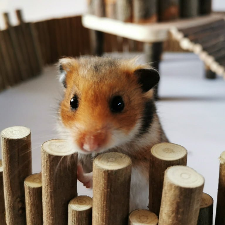 Pack Play Cage Pet Wooden Fence Chinchilla Hamster Isolation