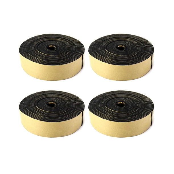 Cinta aislante de espuma impermeable QWORK para tuberías, 2 x 30 cm, paquete de 4
