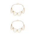 thumbnail image 3 of Guardurnaity Cadena de cintura exquisita de múltiples capas para mujer, accesorio de moda, decoración de cinturón para niña, joyería de adorno para el Oro 2piezas Guardurnaity CBP253532, 3 of 6
