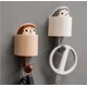 thumbnail image 2 of 4 Pcs Cartoon Animal Sticky Hooks Entry Key Storage Hook Creative Coat Racks Organizer Hangers, 2 of 3