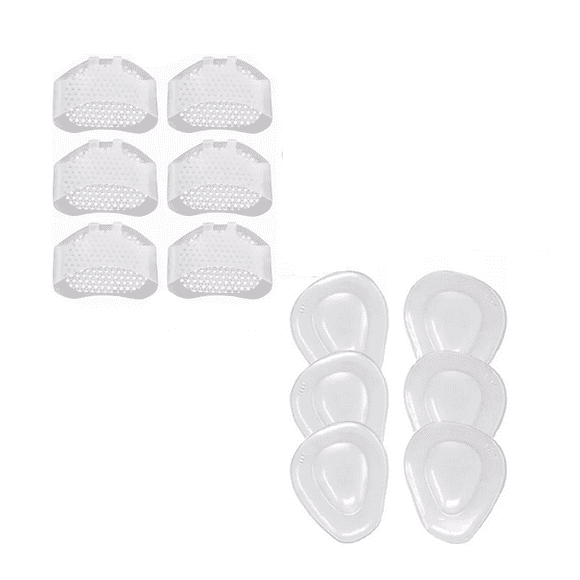 Protector Pies Silicona Almohadillas Gel Metatarso Descanso trasnparente