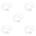 thumbnail image 3 of maskred PU Leather Shoulder Bag Strap Replacement Purse DIY Handbag Handle White 119cm 5Set, 3 of 6