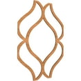 thumbnail image 3 of 63"W x 94 1/2"H x 3/8"T King Size Villarreal Decorative Fretwork Wood Ceiling Panels, Cherry, 3 of 10