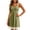 Green, variant on YuXingFu Cotton Dresses Casual Summer Mini Crew Neck Plus Size Womens Dress Sleeveless for Wedding Casual Summer Pink L