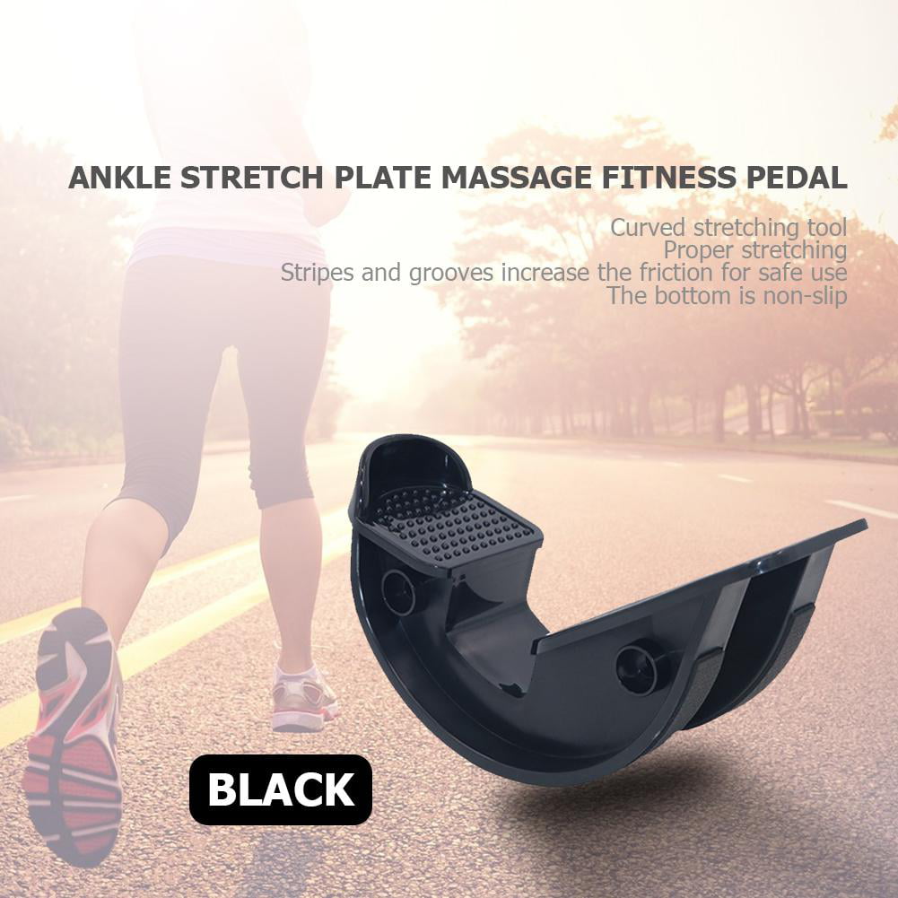 Black Foot Rocker Calf Ankle Stretch Board Massage Fitness Pedal Stretcher 