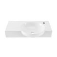 thumbnail image 2 of Chateau 30" Right Side Faucet Wall-Mount Bathroom Sink, 2 of 10