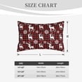 thumbnail image 4 of Balery Plaid Reindeer Snowflakes Bedding Queen Pillow Cases - Envelope Closure - Soft Brushed Microfiber Fabric - Shrinkage and Fade Resistant Pillow Cases-14"x20", 4 of 6