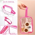 thumbnail image 3 of Neceser Silkfly de PVC transparente para viajes con asa, 24 unidades, 3 of 6