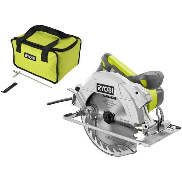 Ryobi 15 Amp 71/4 in. Corded Circular Saw with Laser Light and Tool
