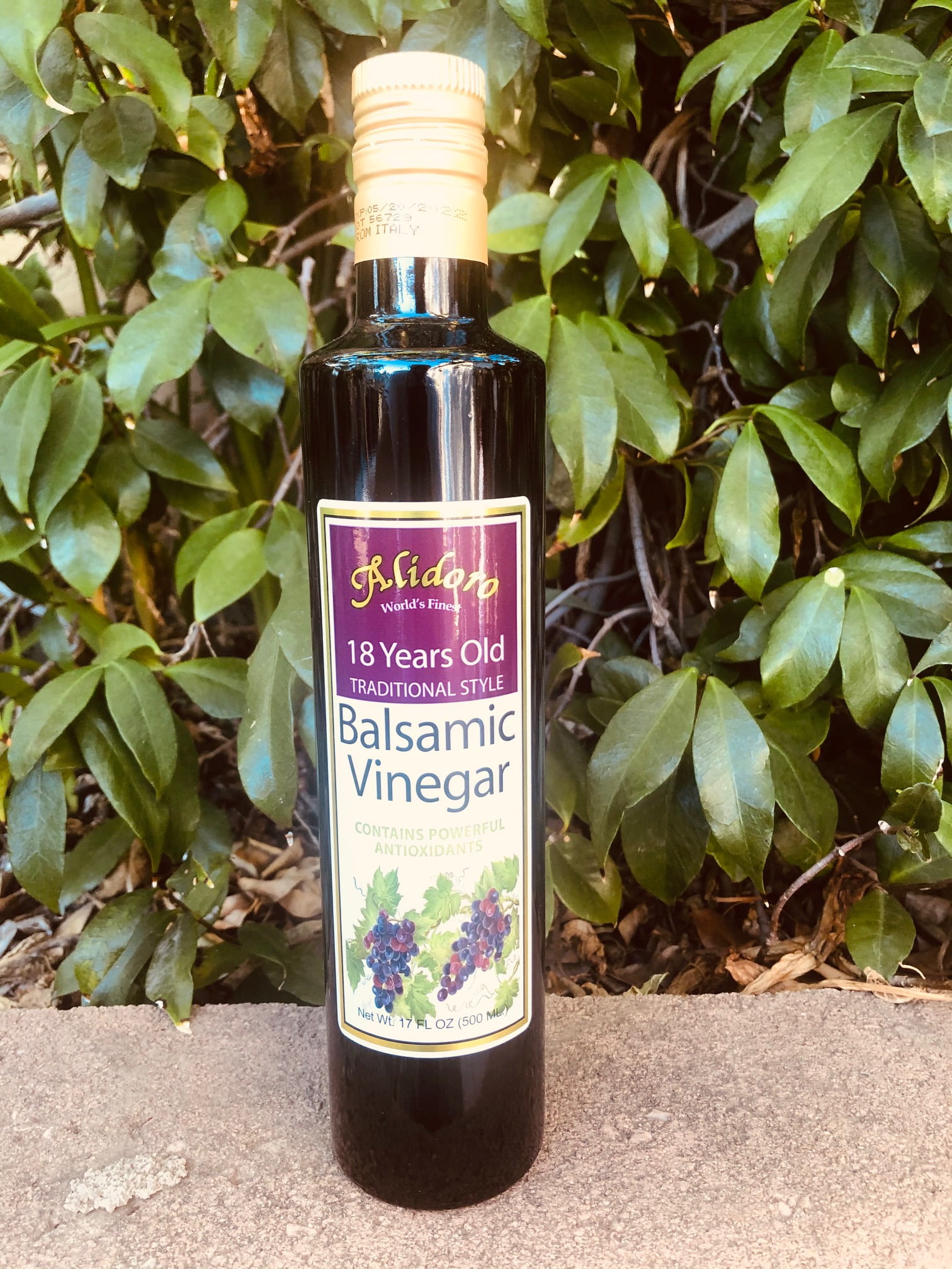 18 Year Aged Thick Italian Balsamic Vinegar 500ML "by Alidoro