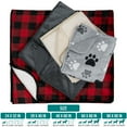 thumbnail image 3 of PetAmi Waterproof Dog Blanket For Large Giant Dogs, Pee Proof Pet Blanket Sherpa Fleece Crate Cover, Reversible Cat Throw Bed Kennel Protector, Soft Plush Washable Pad (Queen 90x90, Brown), 3 of 7