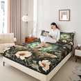 thumbnail image 4 of Castle Fairy Kids Teens Flying Butterfly Queen Sheet Sets,Gothic Moth Bed Set, 4 of 7