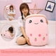 thumbnail image 4 of Juguete de peluche de té Boba de 9,8 pulgadas, almohada de felpa con burbujas de té de leche y perlas marrones, almohada de abrazo suave para el hogar, regalos (marrón, 9,8 pulgadas), 4 of 5