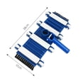 thumbnail image 4 of 14 Inch Pool Vacuum Head Underwater Cleaner with Brush Wheel for Home Above Ground Pool Pond Spa Inflatable Pool Fountain, 4 of 7