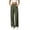 *Army Green, variant on ClodeEU Women's High Waist Wide Leg Pants,Solid Color Loose Casual Trousers with Pockets ,Women's Plus L