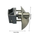 thumbnail image 4 of Baohd Push Lock Durable Catch Door Knob Marine Boat RV Cabinet Motorhome Accessories Parts Fittings Modification Gold, 4 of 6