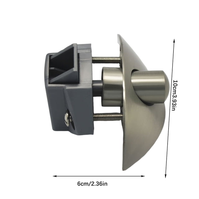 Becaristey Lock Durable Catch Keyless Door Knob Boat RV Cabinet Furniture Accessories Fittings Maintenance Modification As Shown