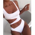 thumbnail image 2 of VerPetridure One Piece Swimsuit Women Women's Solid Piece Of Swimsuit Bikini Swimwear Beachwear Bathing Suit, 2 of 9