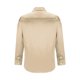 thumbnail image 4 of Blusa y camisa de manga larga con cuello vuelto para hombre, informal, de color liso, con botones, de lino, 4 of 5