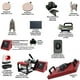 thumbnail image 2 of Combo 11 En 1 EV Technologies plancha sublimacion color roja con impresora y 150 articulos, 2 of 8