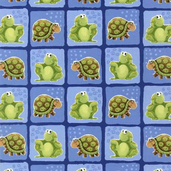 Susybee Paul and Sheldon Paddling Patchwork 100% Cotton Fabric sold by the yard