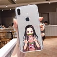 thumbnail image 1 of Kamado Nezuko Kimetsu No Yaiba Demon Slayer funda de teléfono transparente para iphone 14 11 12 13 plus mini xs pro max funda de anime Tan Jianjun unisex, 1 of 2