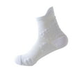 thumbnail image 4 of Viluyesy Womens Athletic Socks, Mid Cut Breathable Cotton Anti-Slip Cushion Running Sports Crew Socks White, 4 of 4