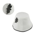 thumbnail image 1 of Free Size Unisex Fisherman Felt Sauna Hat Insulate Water Absorption Bath House White, 1 of 9