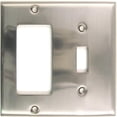 thumbnail image 1 of Rusticware 788SN Satin Nickel Double Rocker & Switch Plate, 1 of 2