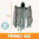 thumbnail image 4 of Decoración colgante de fantasmas para Halloween, paquete de 4 unidades JOYIN, 48 cm, 4 of 9