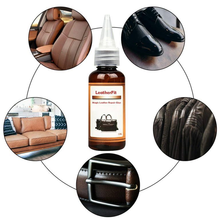 Lacyie Leather Filler Waterproof Durable Leather Repair Glue Leather  Restoration Gel For Furniture Car Seats Jackets 
