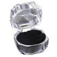 thumbnail image 1 of Minnieouse Caja de joyería de 20 piezas, cajas de almacenamiento resistentes, ligeras y transparentes, accesorio de soporte práctico poligonal, anillo de Ropa, zapatos y accesorios Miscelánea Negro Minnieouse AP015803-01, 1 of 6