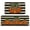 Black Striped, variant on Fall Kitchen Mats Set of 2, Striped Pumpkins Bowknot Floor Mat Farmhouse Seasonal Holiday Thanksgiving Decorations 17x30 and 17x47 Inch (Striped) GK068