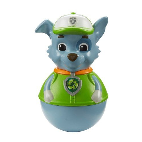 set of 6 paw patrol weebles wobble toys
