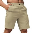 thumbnail image 2 of Men's Quick-Dry Cargo Shorts with Zipper Pockets for Swimming Running and Casual Summer Wear, 2 of 3