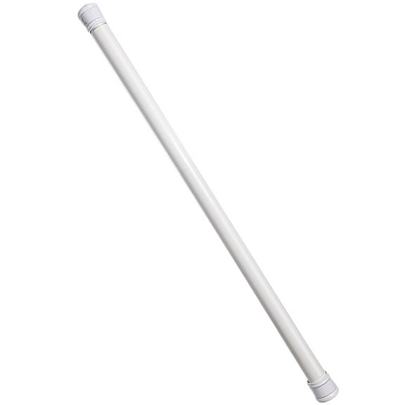 Qnmwood Adjustable Spring Tension Curtain Rod - White 50-80cm