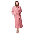 thumbnail image 4 of Ccpelsie Plush Robes for Women, Womens Robe Long Fleece Fuzzy Bathrobe Fall Winter Warm Soft Fluffy Bathrobes with Pockets(Red,5XL), 4 of 7