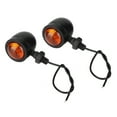 thumbnail image 3 of Turn Signal Lights, Waterproof Retro Design Signal Blinker High Brightness Low Heat ABS+Metal  For Motorcycle, 3 of 8