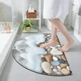 thumbnail image 6 of Tuvgenk Floor Mats Indoor Entrance Non Slip Area Rug Washable Semicircle Area Rug 24 X 16 inch, 6 of 6