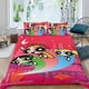 thumbnail image 2 of Las Chicas Superpoderosas Conjunto de sábanas temático, trío de piezas, cómodo y amigable con la piel, diseño único, regalo de decoración para el hogar para familiares, amigos y fans,140cm *210cm, 2 of 6