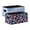 Light Blue And White With Tie-Dye Leopard Print, variant on Felt Storage Bins 2-Pack Foldable Space-Saving Organizer For Home Office Pink Leopard Print Patchwork Of Blue Pattern