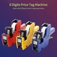 thumbnail image 4 of 8 Digits Price Tag Machine Handheld Price Labeller Label Date Maker Pricing with 10pcs Price Labels Paper for Office Retail Shop Grocery Store Organiz, 4 of 5