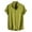 Army Green, variant on Bcfgryg Male Summer Casual Solid Shirt Tops Short Sleeve Stand Collar Pocket Shirt Men's Linen Shirts Summer