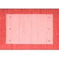 thumbnail image 1 of Ahgly Company Indoor Rectangle Solid Red Modern Area Rugs, 6' x 9', 1 of 4