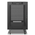 thumbnail image 2 of Sound Town 16U Universal Steel Rack, w/Mesh Doors, Locking Casters, Vented Side Panels for Audio Video, Server and Network Equipment (STRK-M16UWD), 2 of 7