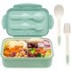thumbnail image 1 of Cajas Bento para Adultos - Fiambrera Bento de 1400 ML para Niños con Cuchara y Tenedor - Duradera, a Prueba de Fugas para Comidas para Llevar, Sin BPA y Materiales Aptos para Alimentos, 1 of 5