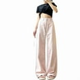 thumbnail image 6 of High Waist Wide Leg Jeans Women's Summer Thin New Loose Straight Drapey Floor-Length Pants Casual Fashion Trousers, 6 of 13