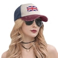 thumbnail image 6 of Union Jack All Uk Flag Distressed Baseball Cap Dad Hats for Men Women Vintage Trucker Hat Low Profile Ball Caps, 6 of 7