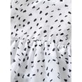 thumbnail image 4 of Qiylii Baby Romper, Speckle Long Sleeve Round Neck Triangle Crotch Pants Skirt, 4 of 9